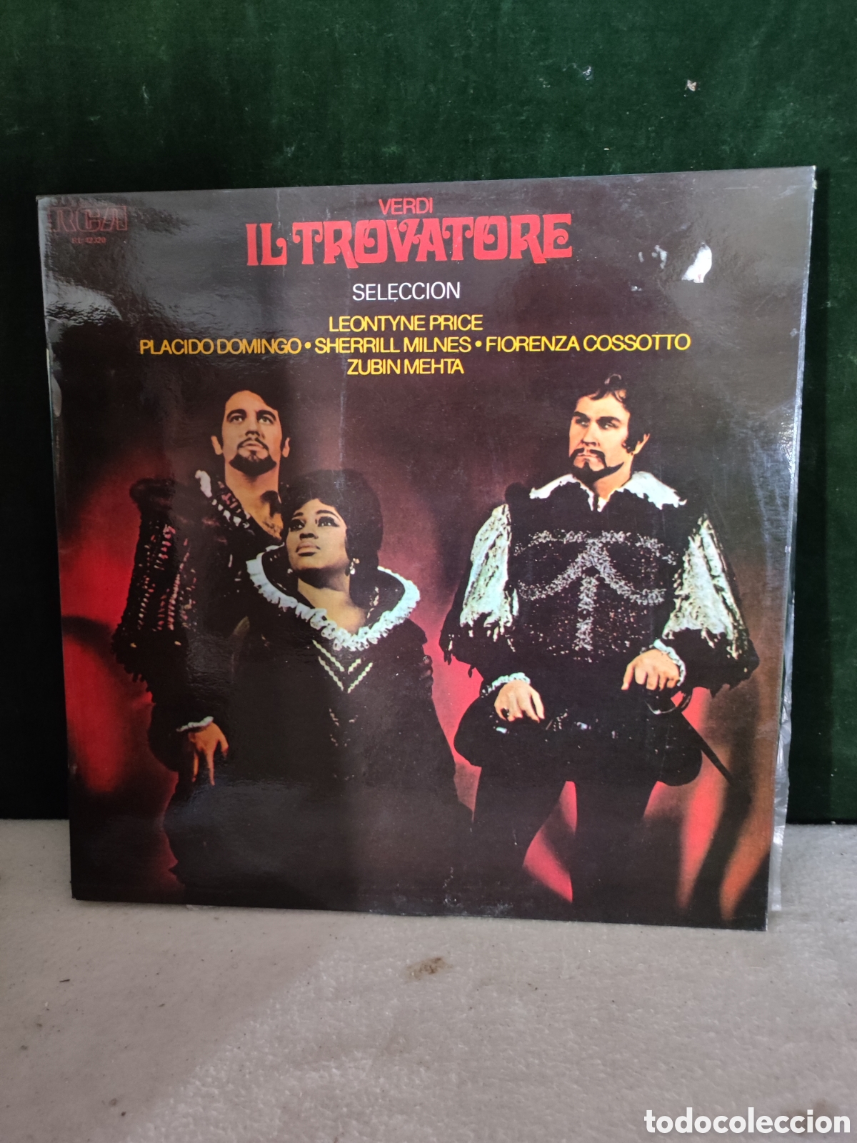 Discos de vinilo: El trovatore selecci&oacute;n Pl&aacute;cido Domingo etc