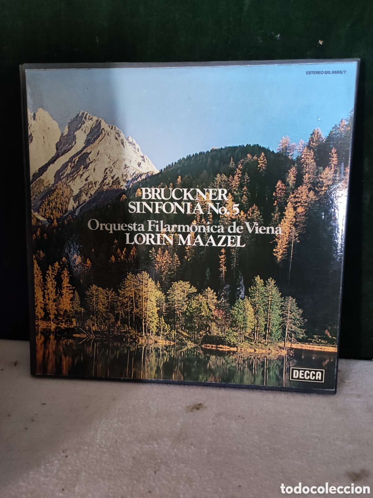 Discos de vinilo: Estuche sinfon&iacute;a n&uacute;mero cinco orquesta Filarm&oacute;nica de Viena