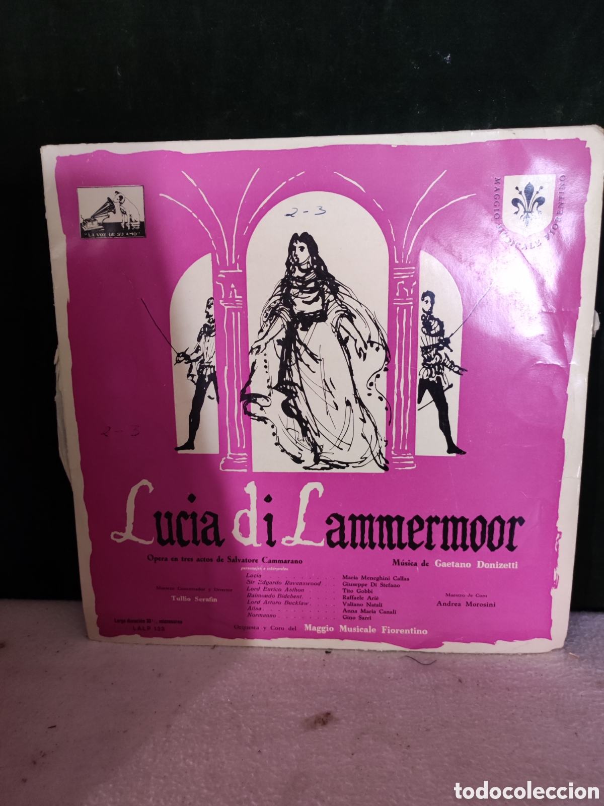 Discos de vinilo: Luc&iacute;a di lammentmoor - Foto 1