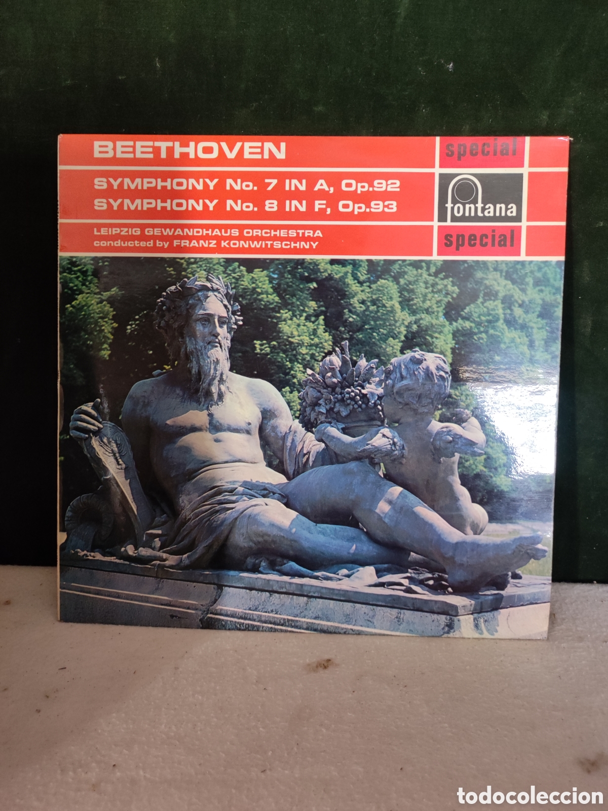 Discos de vinilo: Beethoven sinfon&iacute;a n&uacute;mero 7 y n&uacute;mero ocho