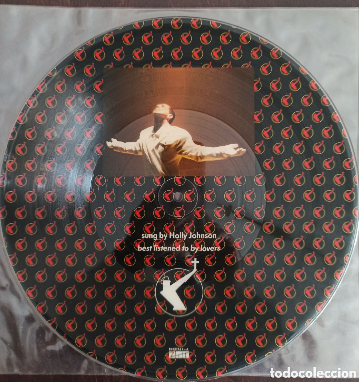 Discos de vinilo: single picture disc de Frankie Goes to Hollywood &ndash; &rdquo;The Power of Love&rdquo; (1984)