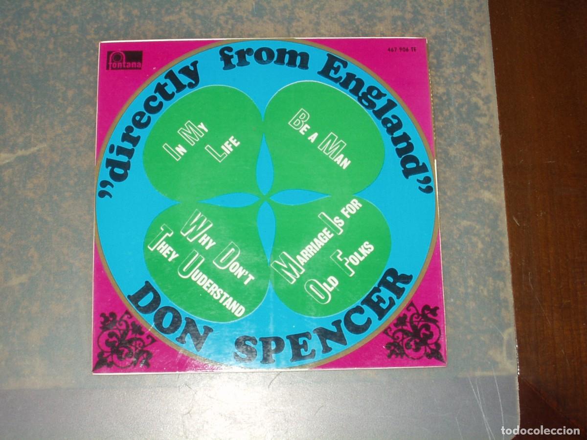 Discos de vinilo: DON SPENCER EP IN MY LIFE+3
