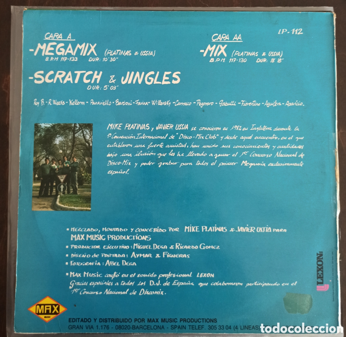 Discos de vinilo: Max Mix (El Primer Megamix Espa&ntilde;ol), - Foto 2