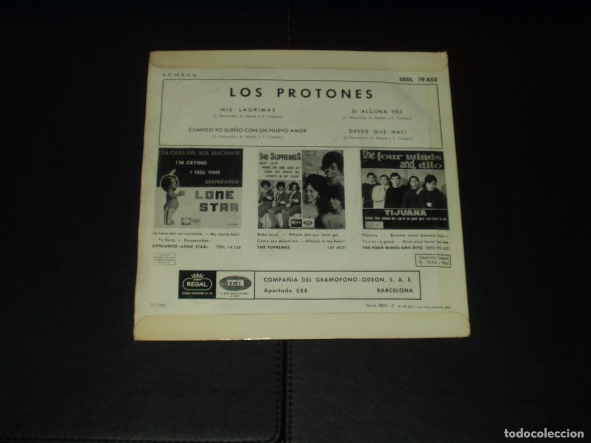 Discos de vinilo: PROTONES EP MIS LAGRIMAS+3 - Foto 2