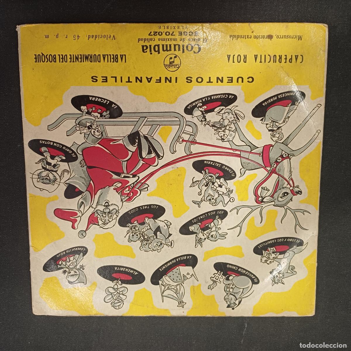 Discos de vinilo: CUENTOS INFANTILES/CAPERUCITA ROJA/SINGLE.