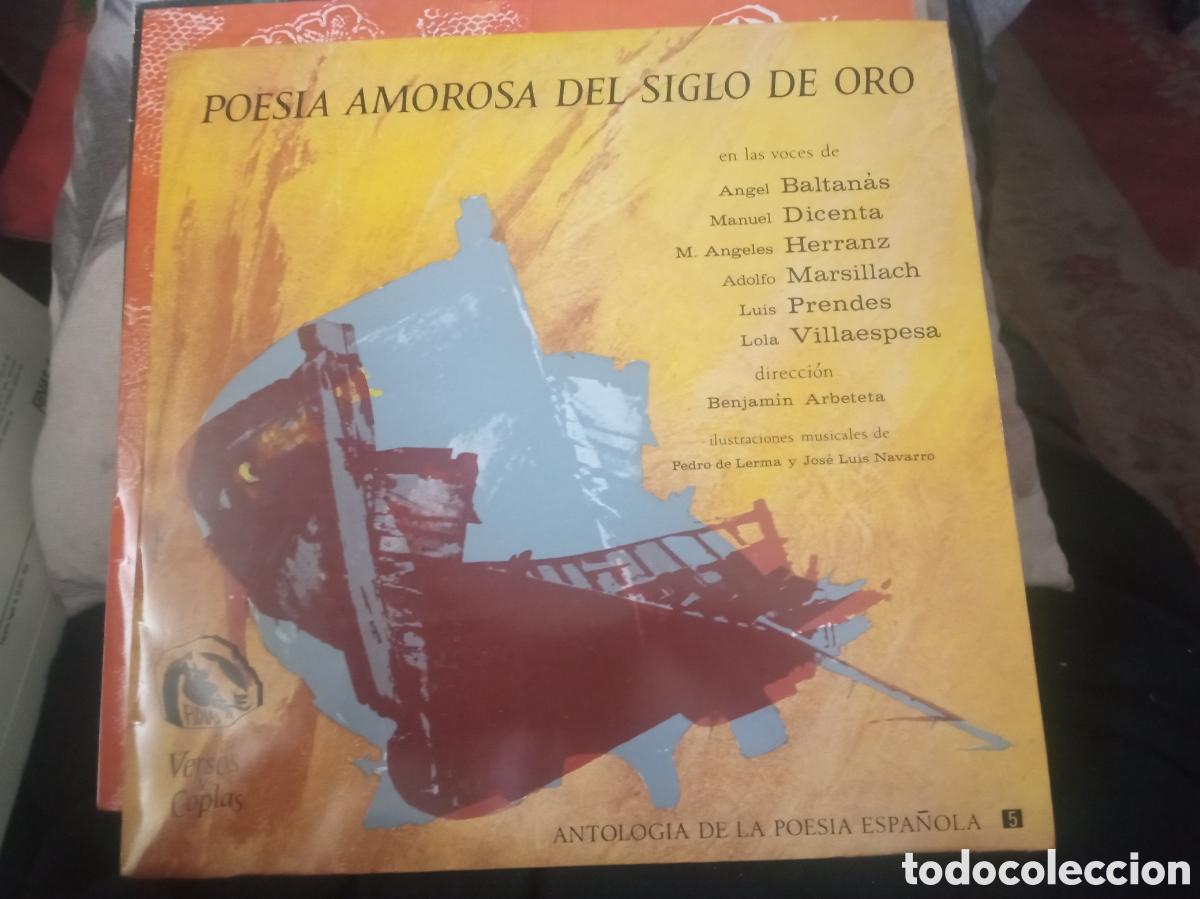Discos de vinilo: Antiguo vinilo de 1966,Poes&iacute;a Amorosa del Siglo de Oro