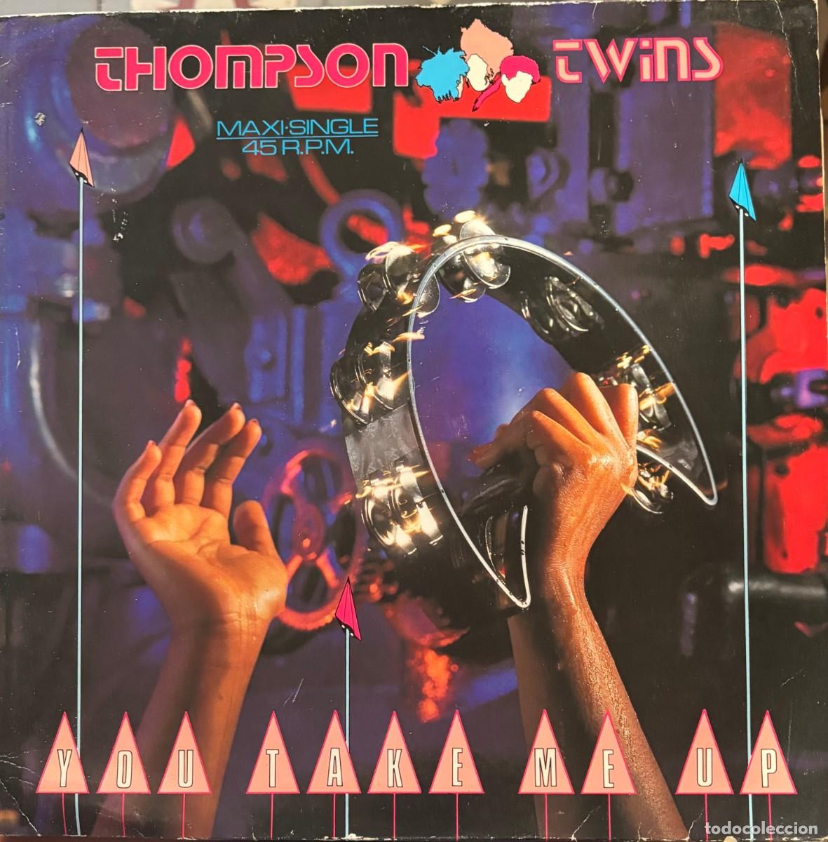 Discos de vinilo: LP MAXI SINGLE THOMPSON TWINS-YOU TAKE ME UP. LP-GEXT-985