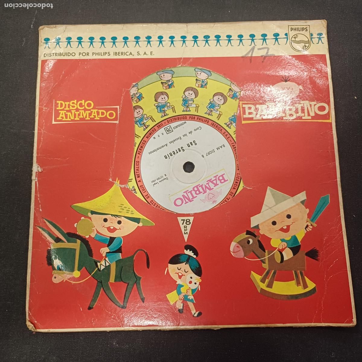 Discos de vinilo: DISCO ANIMADO BAMBINO/QUE HERMOSO PELO TIENE/SINGLE.