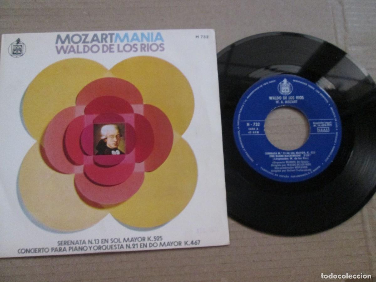 Discos de vinil: WALDO DE LOS R&Iacute;OS - Mozartman&iacute;a. Single, ed espa&ntilde;ola 7&rdquo; 1971. Magn&iacute;fico estado (VG+/NM)