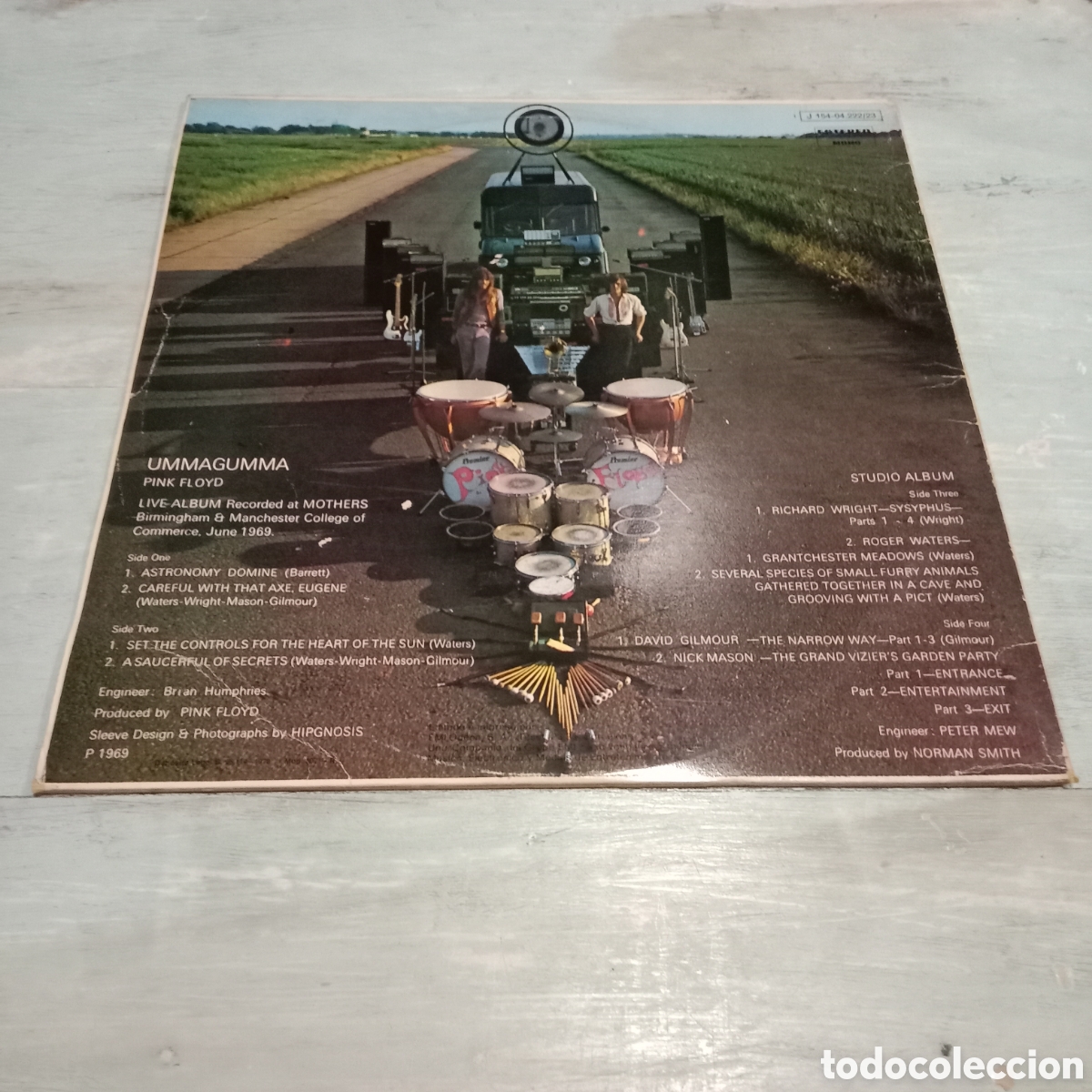 Discos de vinilo: PINK FLOYD - UMMAGUMMA - LP DOBLE GATEFOLD - Foto 2