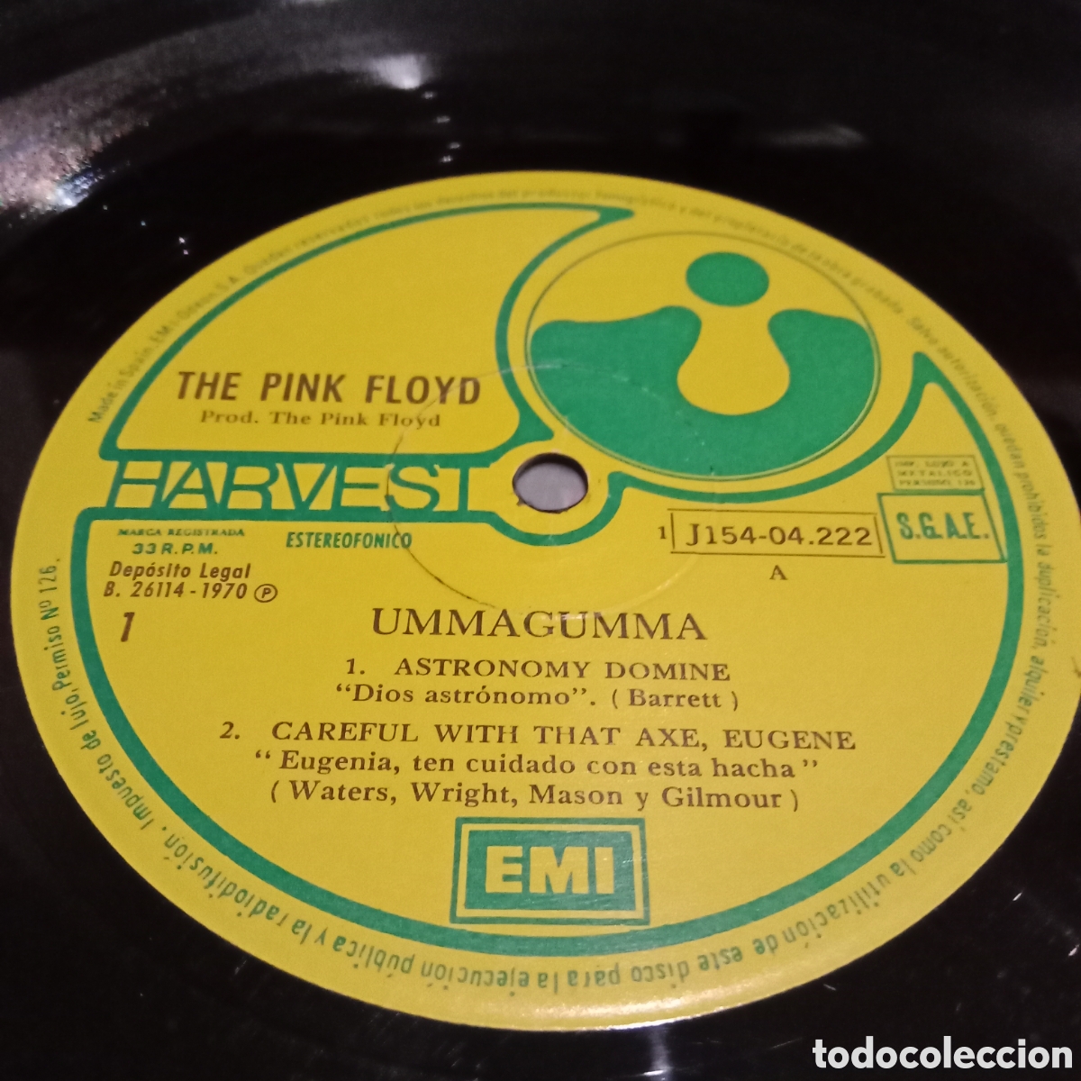 Discos de vinilo: PINK FLOYD - UMMAGUMMA - LP DOBLE GATEFOLD - Foto 6