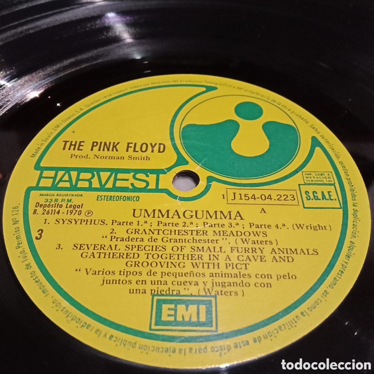 Discos de vinilo: PINK FLOYD - UMMAGUMMA - LP DOBLE GATEFOLD - Foto 8