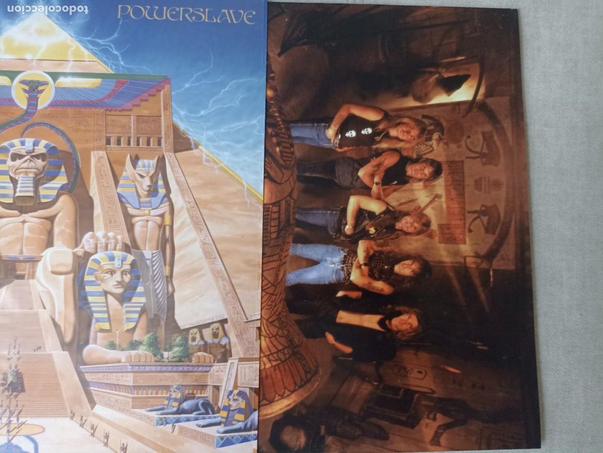 Discos de vinilo: Iron Maiden. Powerslave. LP. Reissue 2014. (Parlophone) - Foto 2
