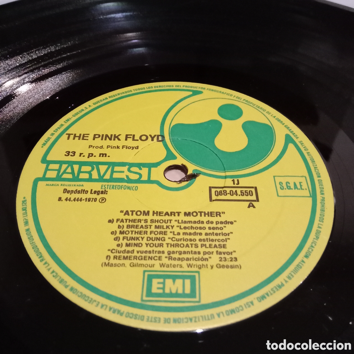 Discos de vinilo: PINK FLOYD - ATOM HEART MOTHER - LP GATEFOLD - Foto 6
