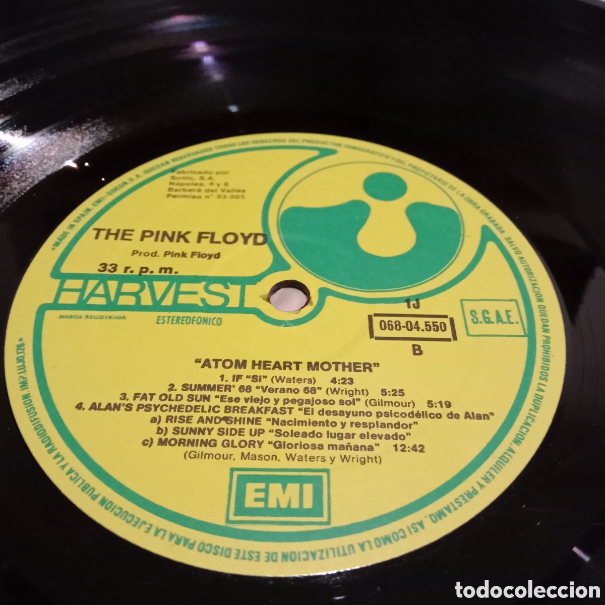 Discos de vinilo: PINK FLOYD - ATOM HEART MOTHER - LP GATEFOLD - Foto 7