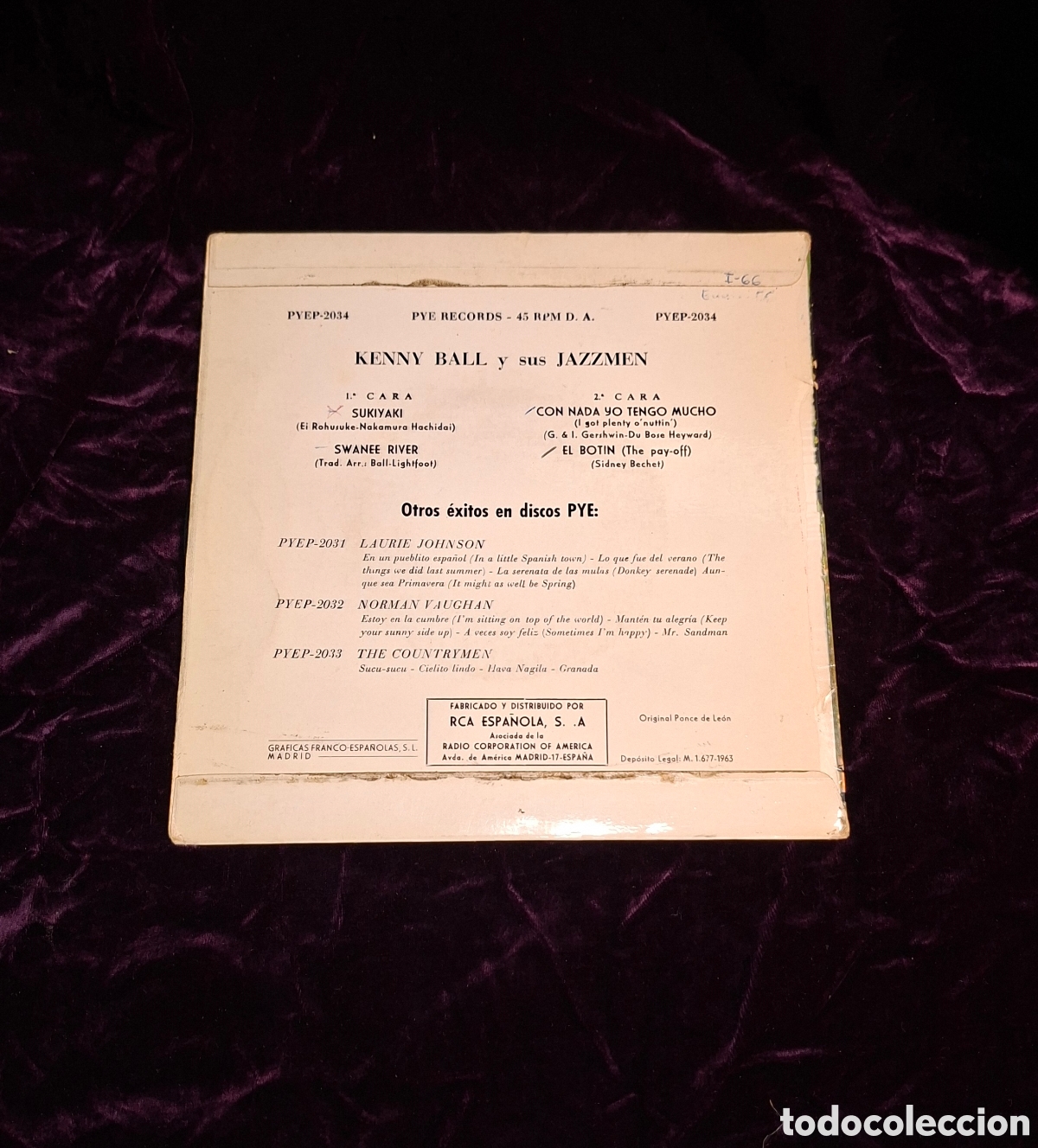 Discos de vinilo: Disco de vinilo de Kenny Ball y Sus Jazzmen. - Foto 4