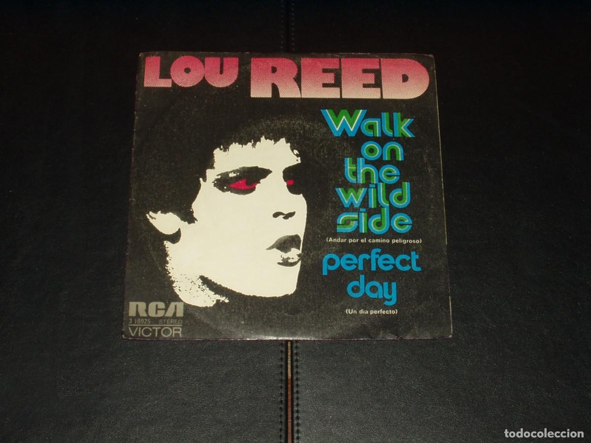 Discos de vinilo: LOU REED SINGLE CAROLINE SAYS-I-II