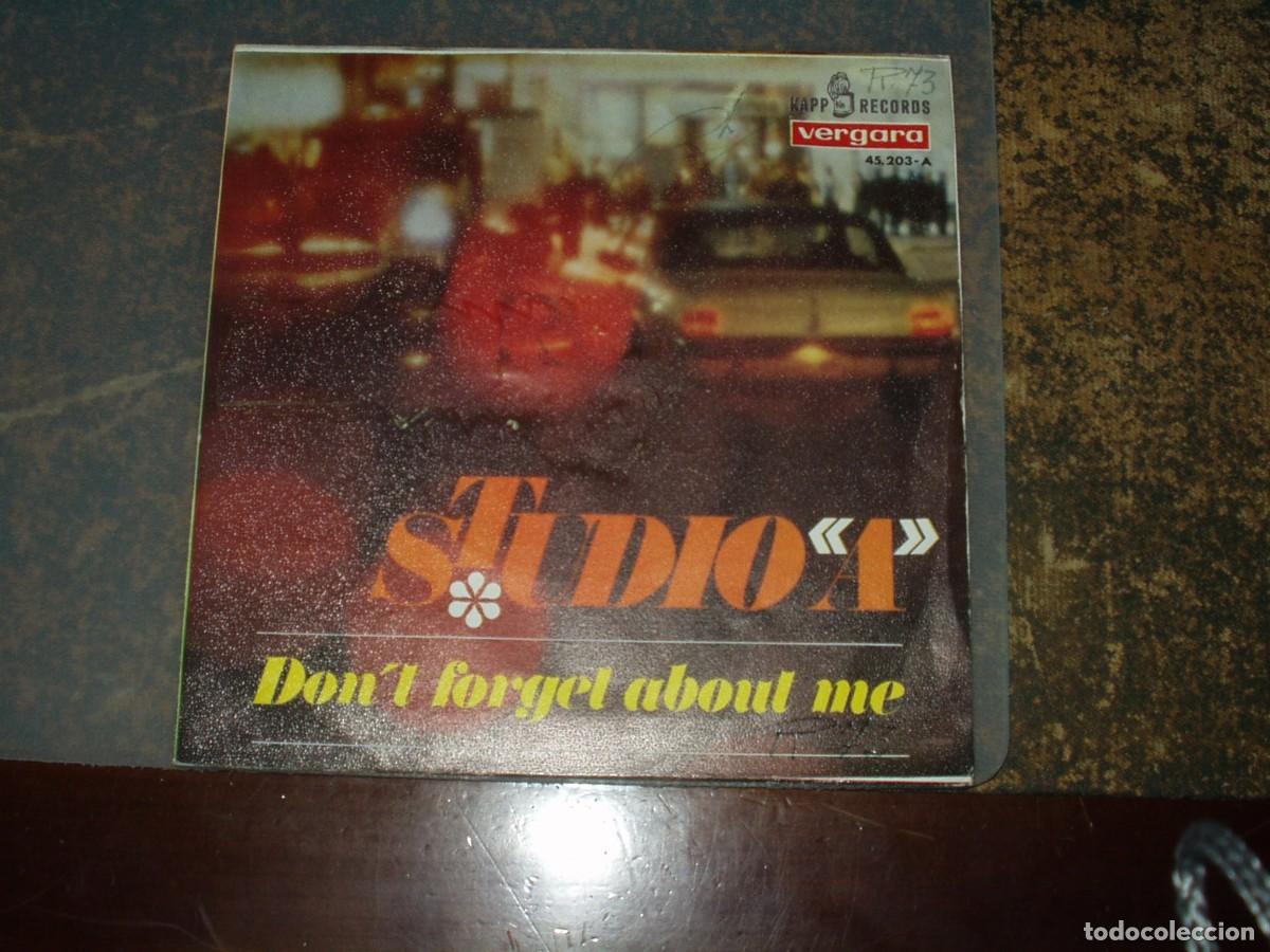 Discos de vinilo: STUDIO &rdquo;A&rdquo; SINGLE DON'T FORGET ABOUT ME