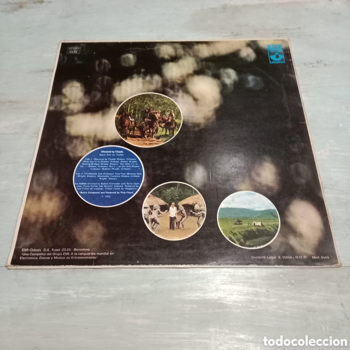 Discos de vinilo: PINK FLOYD - OBSCURED BY CLOUDS - LP - Foto 2