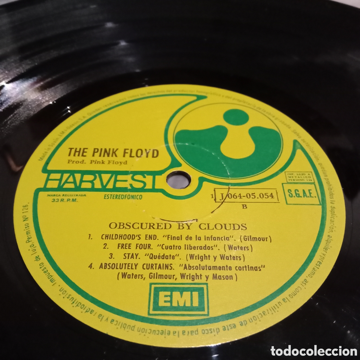 Discos de vinilo: PINK FLOYD - OBSCURED BY CLOUDS - LP - Foto 5
