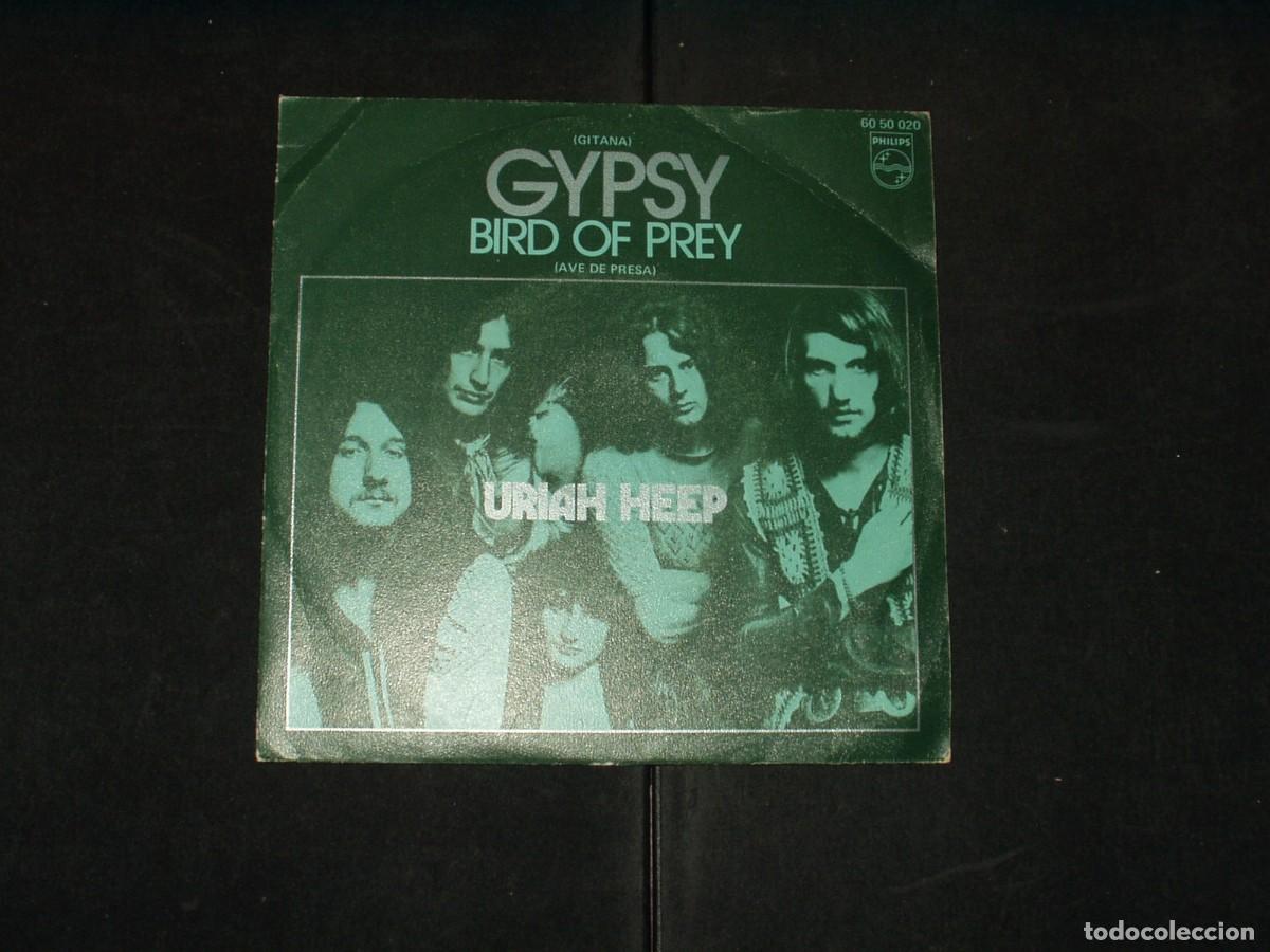 Discos de vinilo: URIAH HEEP SINGLE GYPSY HARD ROCK