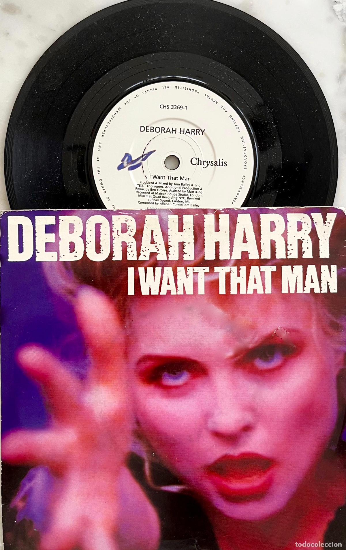 Discos de vinilo: DEBORAH HARRY. I WANT THAT MAN. SINGLE ORIGINAL UK 1989