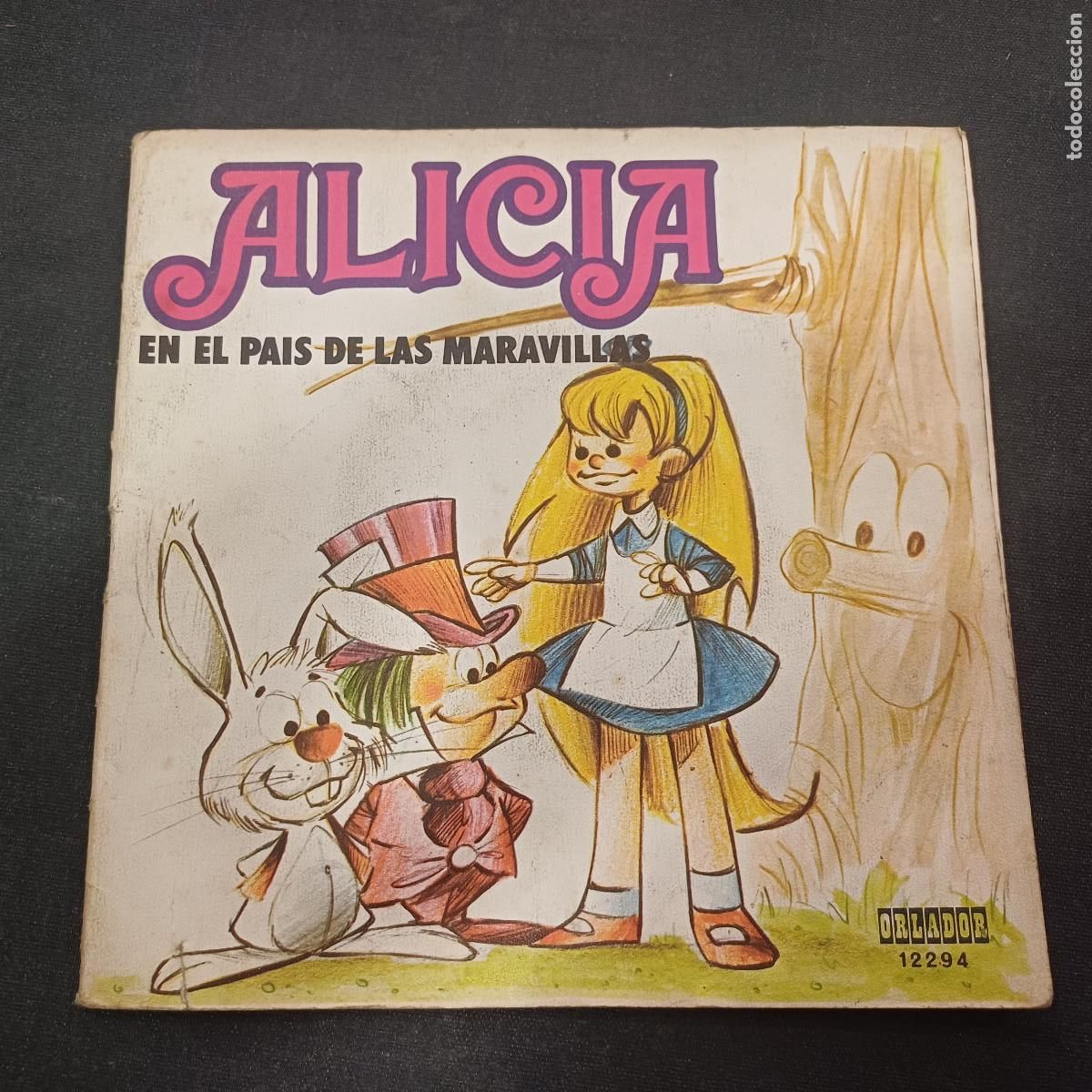 Discos de vinilo: ALICIA EN EL PAIS DE LAS MARAVILLAS/SINGLE LIBRO COMIC.