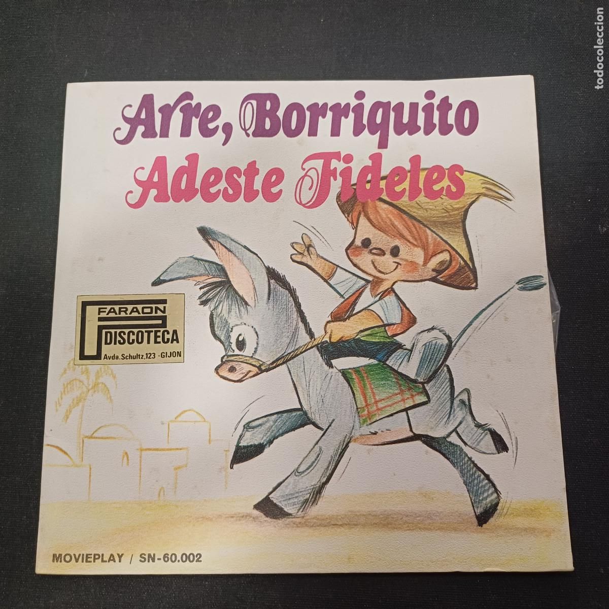 Discos de vinilo: ORFEON INFANTIL DE ESPA&Ntilde;A/ARRE BORRIQUITO/SINGLE GATEFOLD VINILO ROJO.