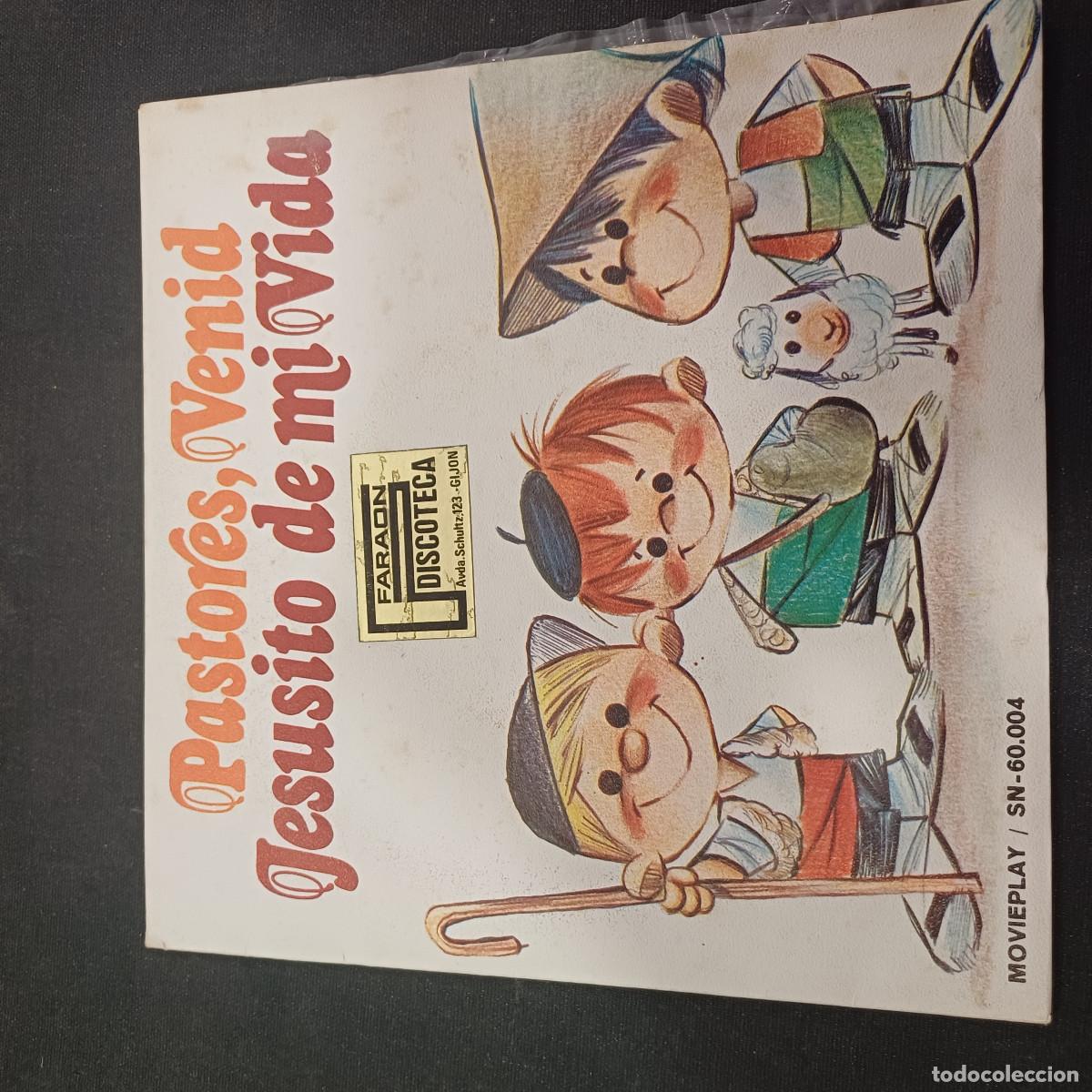 Discos de vinilo: ORFEON INFANTIL DE ESPA&Ntilde;A/PASTORES VENID/SINGLE GATEFOLD VINILO ROJO.