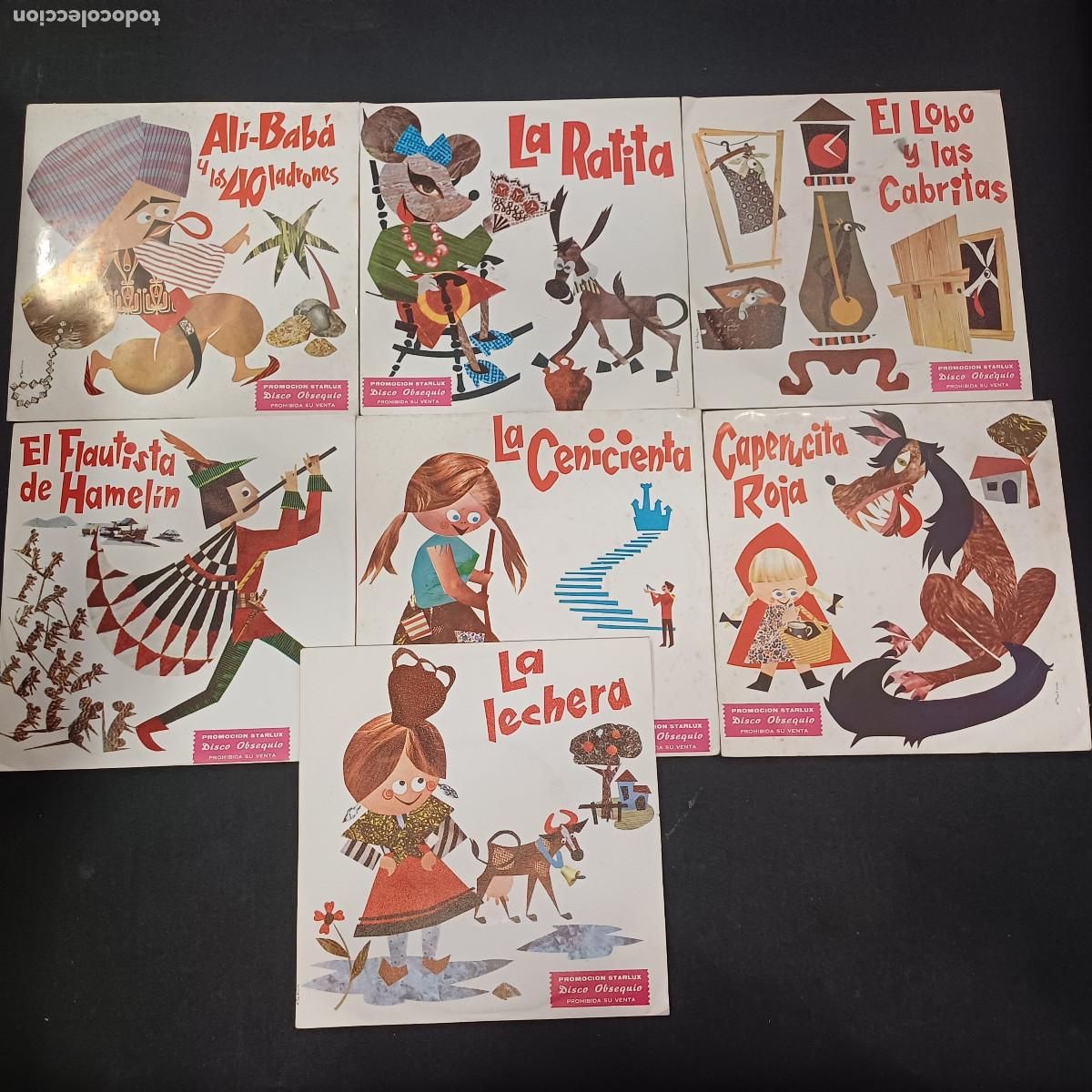 Discos de vinilo: DISCO CUENTOS OBSEQUIO STARLUX/7 SINGLE PROMOCIONAL.