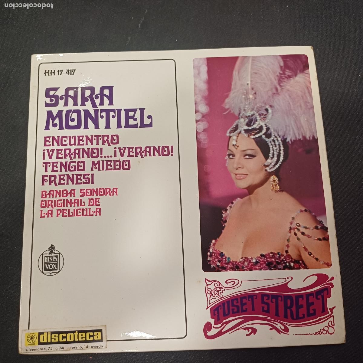 Discos de vinilo: SARA MONTIEL/ENCUENTRO/SINGLE BANDA ORIGINAL DE LA PELICULA.