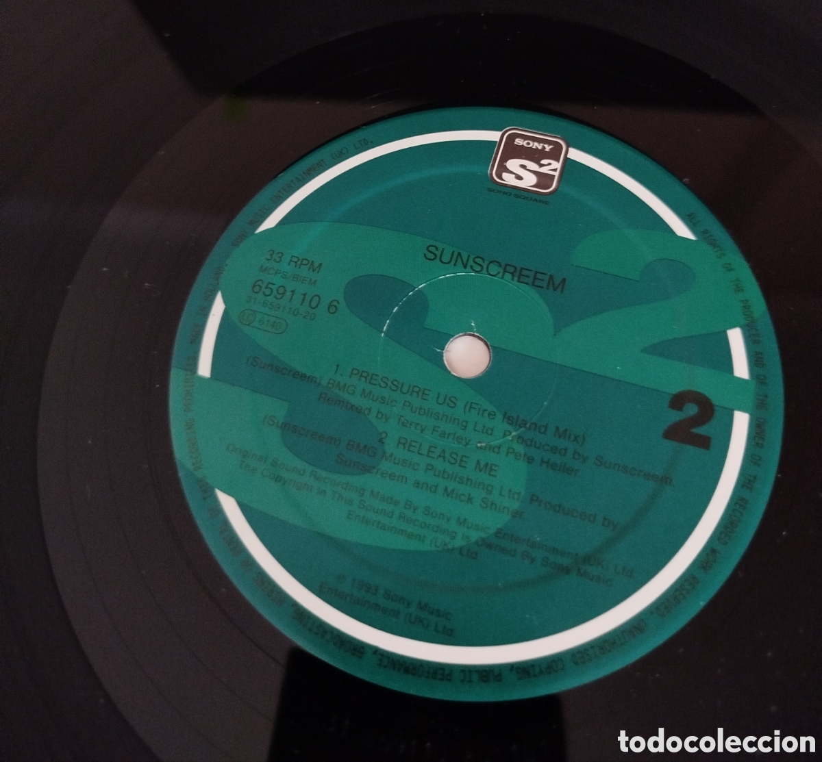 Discos de vinilo: Sunscreem - . Pressure US. - Foto 3