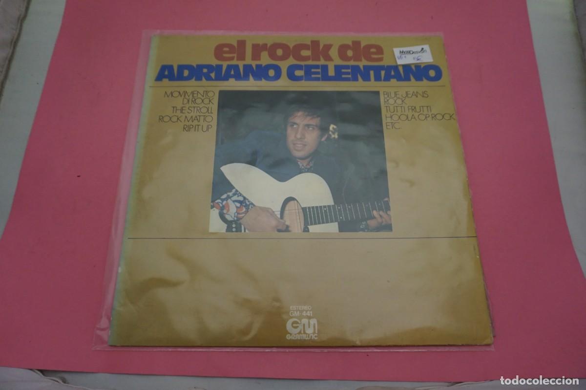 Discos de vinilo: LP - EL ROCK DE ADRIANO CELENTANO - DISCO EN BUEN ESTADO
