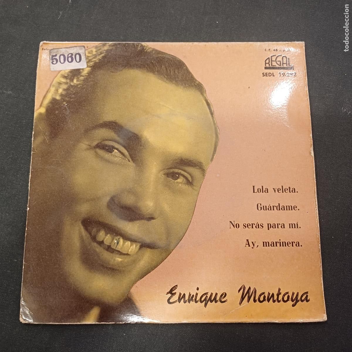 Discos de vinilo: ENRIQUE MONTOYA/LOLA VELETA/SINGLE.