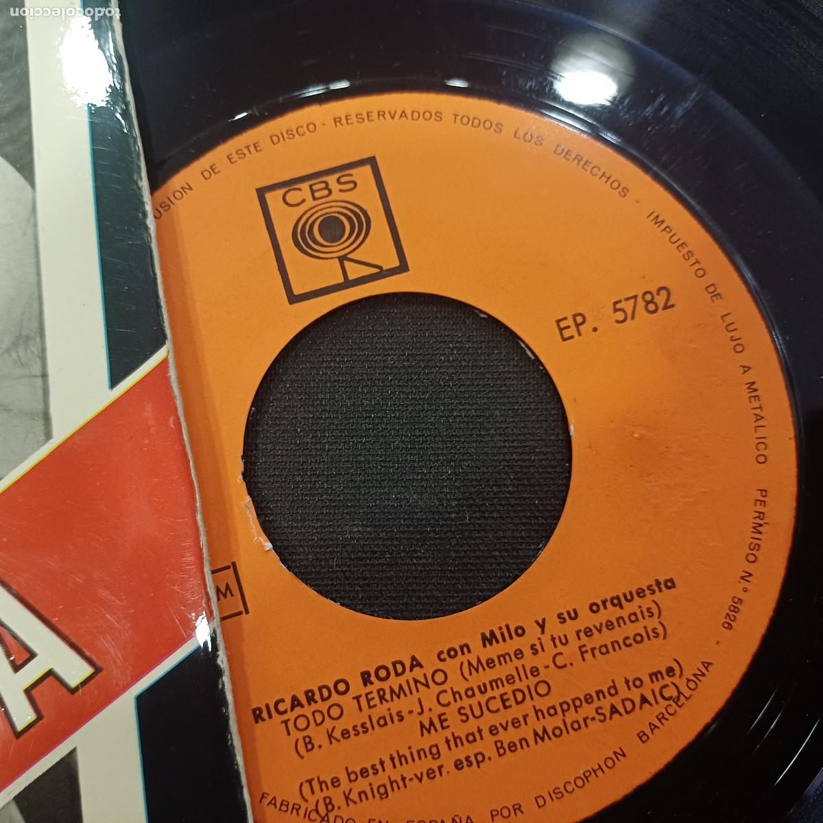 Discos de vinilo: RICARDO RODA/VIVA MARIA/SINGLE. - Foto 2