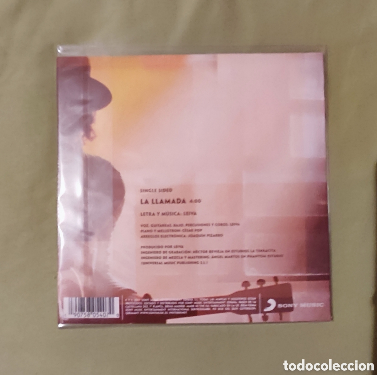 Discos de vinilo: ⚫ LIQUIDACI&Oacute;N ⚫ Leiva La Llamada Vinilo Single 7&rdquo; - Foto 2