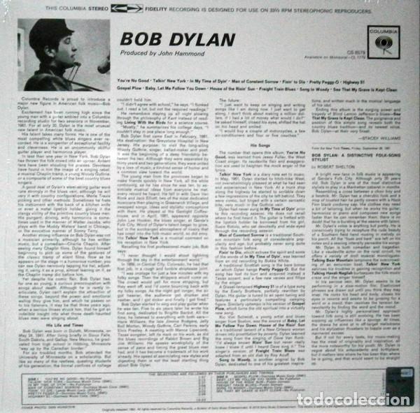 Discos de vinilo: Bob Dylan &ndash; Bob Dylan LP - Foto 2