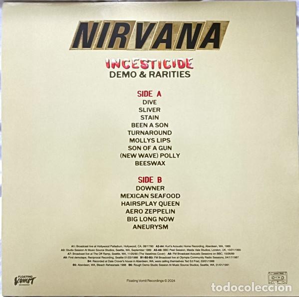 Discos de vinilo: Nirvana &ndash; Incesticide Demo & Rarities LP - Foto 2
