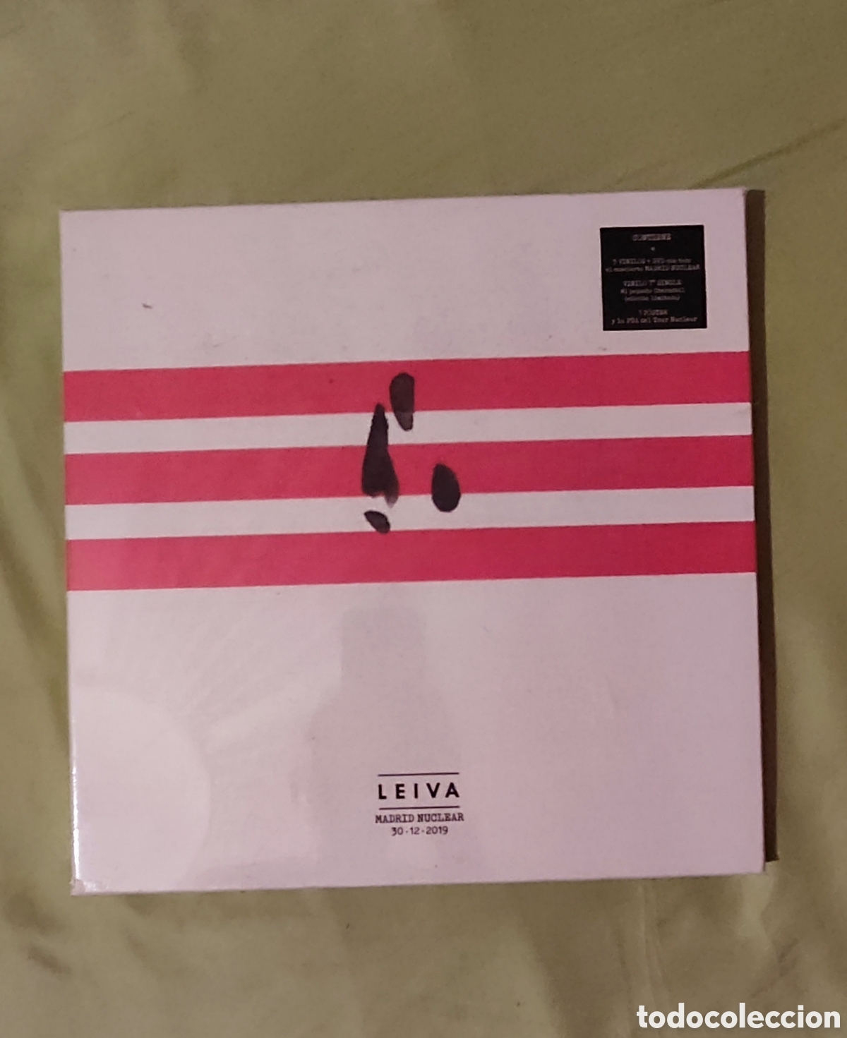 Discos de vinilo: LEIVA Madrid Nuclear&nbsp;(BOX Edici&oacute;n LIMITADA FIRMADA 3-LP VINILO + Vinilo 7&rdquo; + DVD + P&oacute;ster + P&uacute;a +