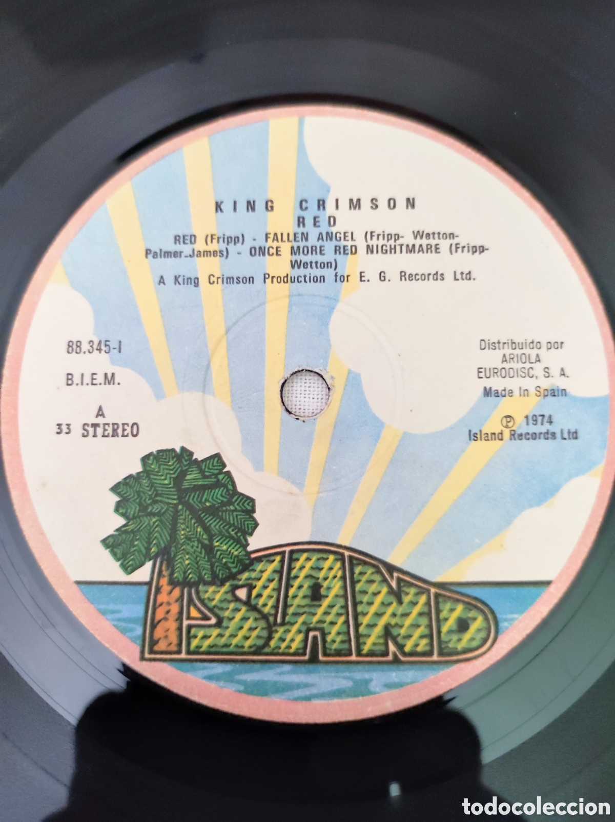 Discos de vinilo: KING CRIMSON - RED (1974) - Foto 3
