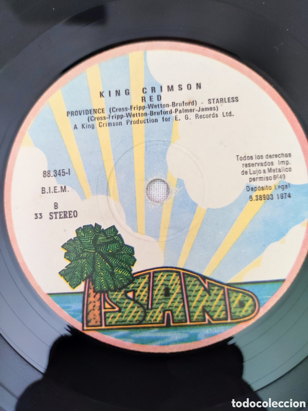 Discos de vinilo: KING CRIMSON - RED (1974) - Foto 4