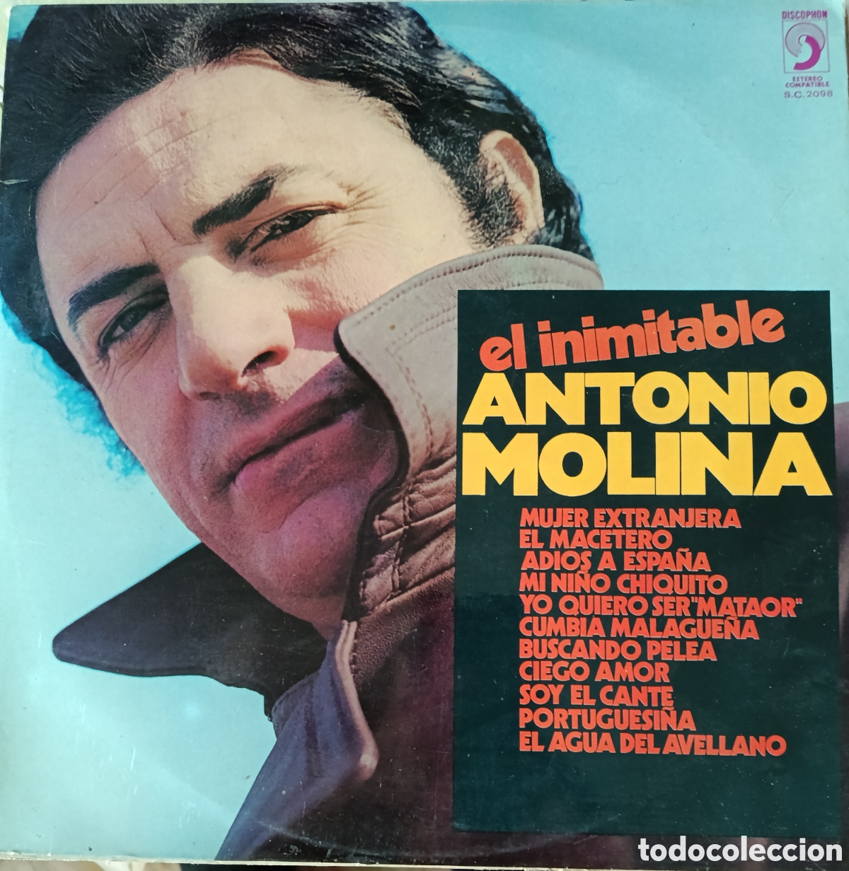 Discos de vinilo: Antonio Molina Lp sello Discophon editado en Espa&ntilde;a a&ntilde;o 1971.