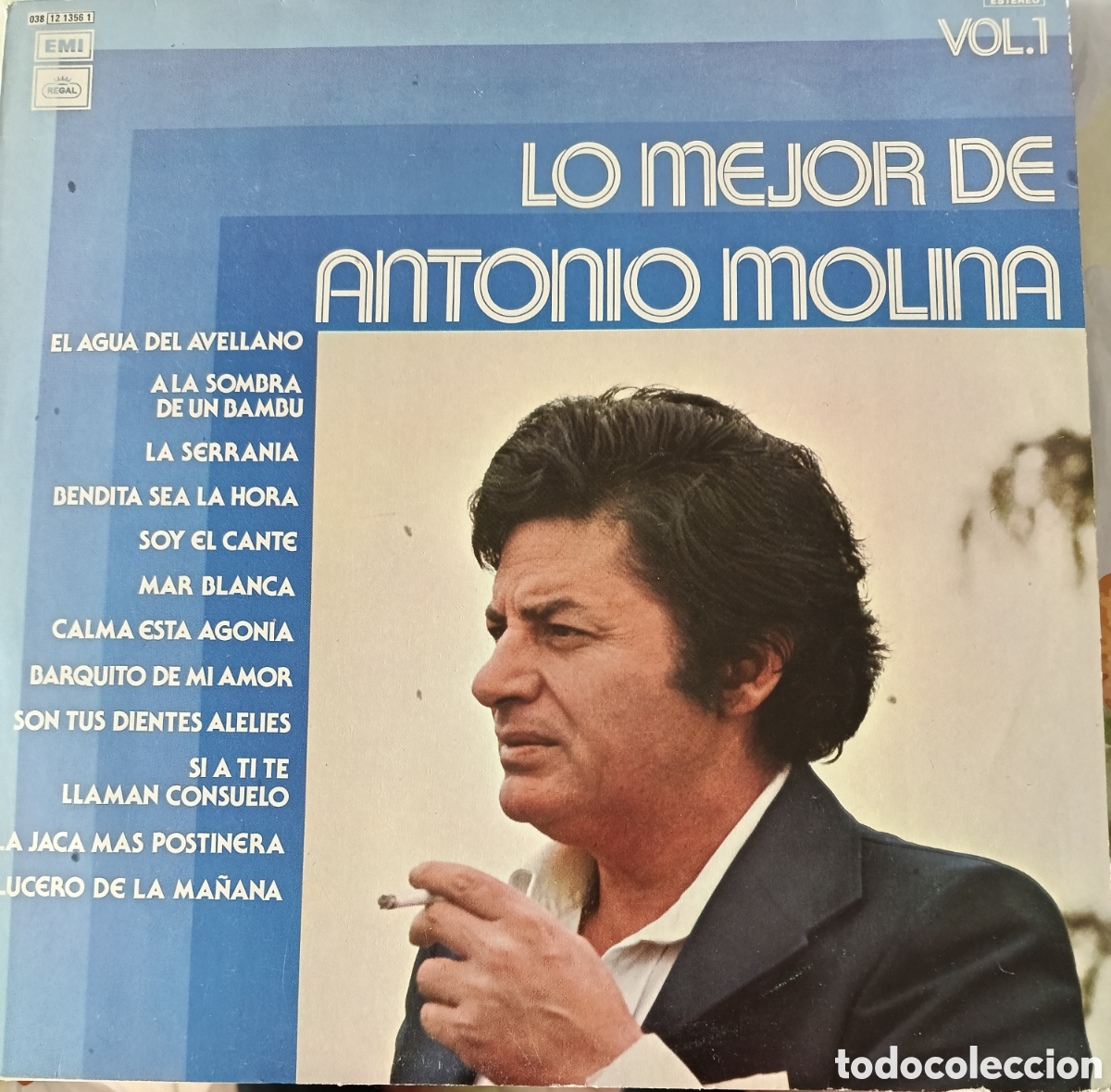 Discos de vinilo: Antonio Molina Lp sello Emi-Regal editado en Espa&ntilde;a a&ntilde;o 1977.