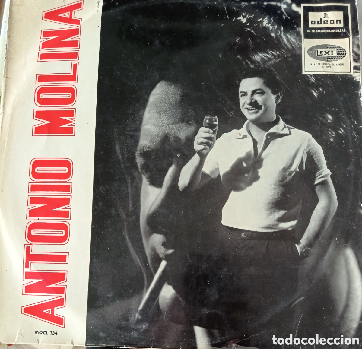 Discos de vinilo: Antonio Molina Lp sello Emi-Odeon editado en Espa&ntilde;a a&ntilde;o 1965.