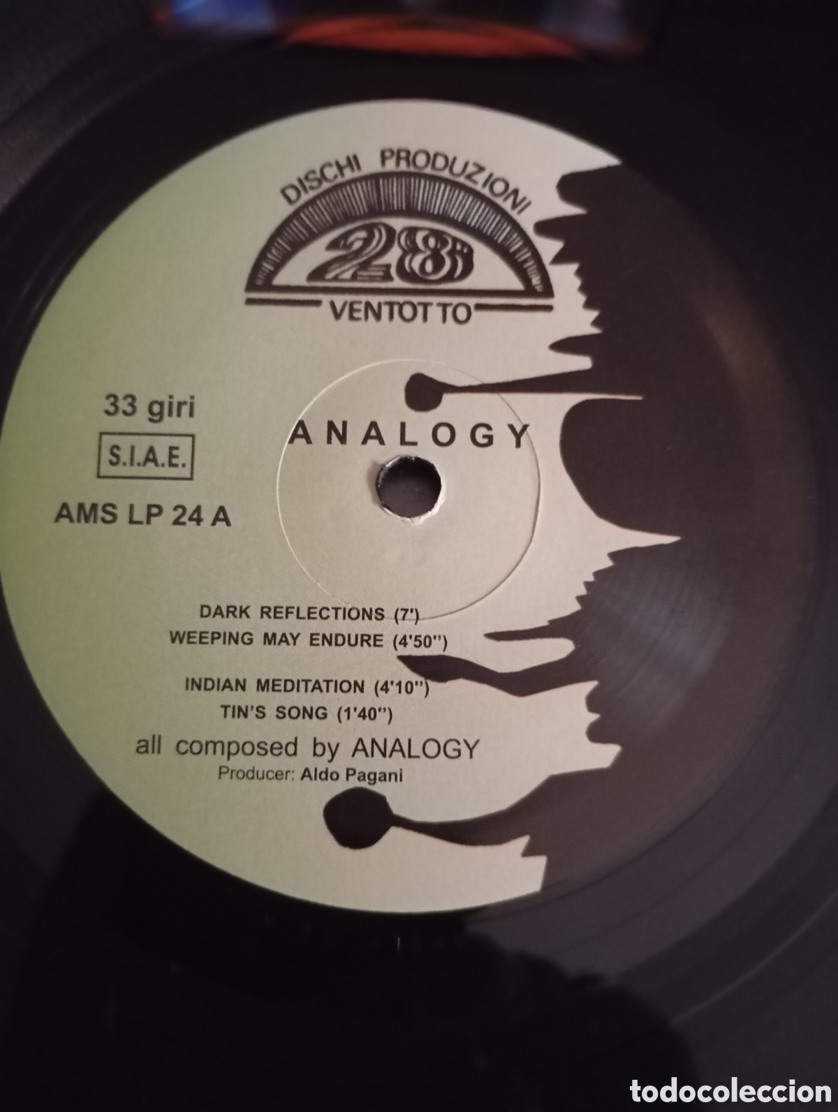 Discos de vinilo: (LP) Analogy (1972) Analogy [AMS, Italia, 2016] {VG+ SIN CAR&Aacute;TULA}