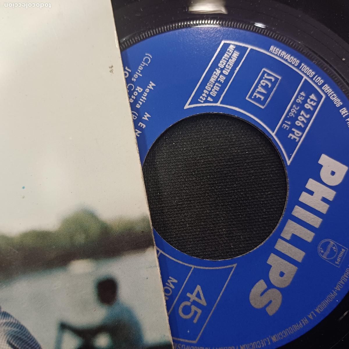 Discos de vinilo: JORGE CON FRANK GRANADA Y SU ORQUESTA/MENTIRA/SINGLE. - Foto 2