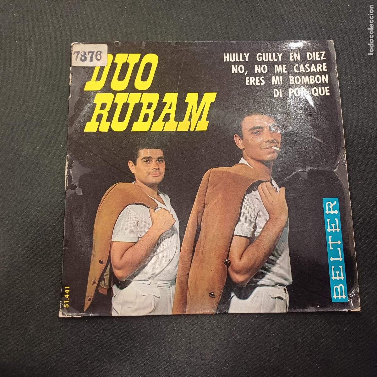 Discos de vinilo: DUO REBAM/NO,NO ME CASARE/SINGLE PROMOCIONAL NO VENDIBLE.