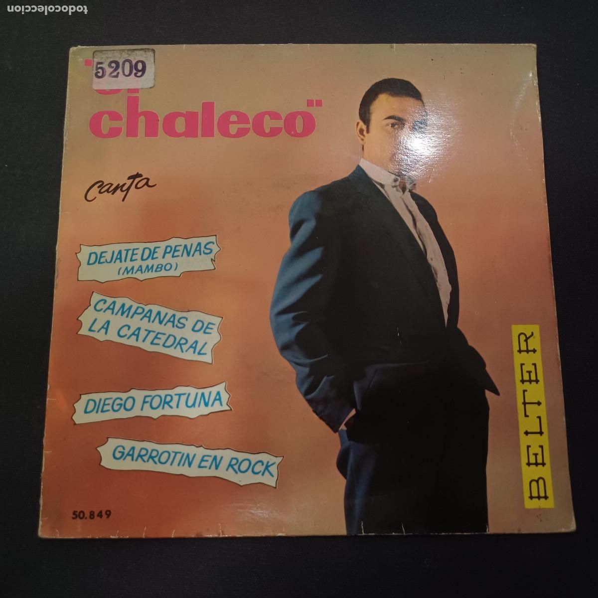 Discos de vinilo: EL CHALECO/DEJATE DE PENAS MAMBO/SINGLE.