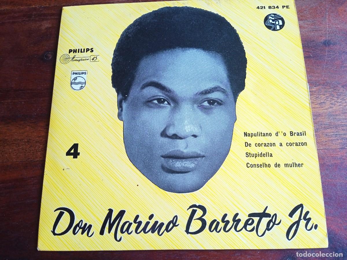 Discos de vinilo: Don Marino Barreto Jr. - Napulitano d' Brasil, Stupidella - Single Ep original Philips Italia 1958