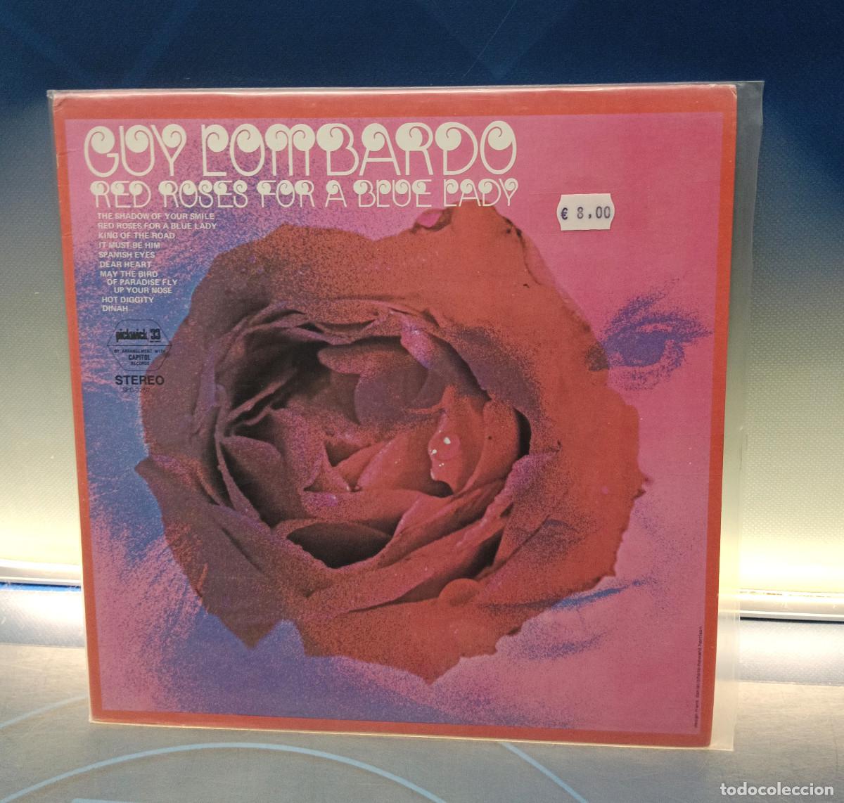 Discos de vinilo: Lp Guy Lombardo And His Royal Canadians &ndash; Red Roses For A Blue Lady.